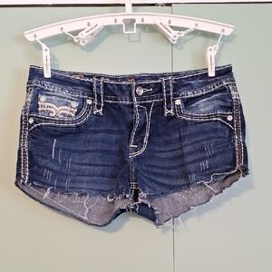 Rock Revival Cut Off Jean Shorts Size 28